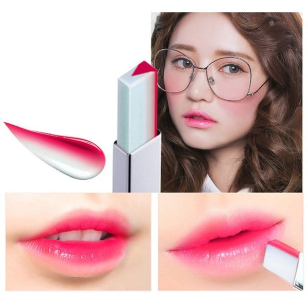 Double Color V-Shaped Lipstick
